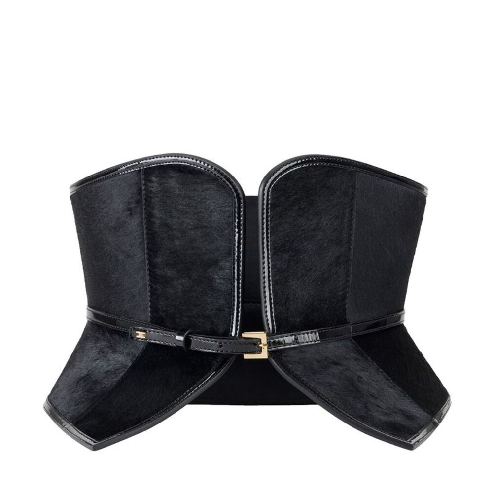 Elisabetta Franchi Women Ponyskin Bustier Belt